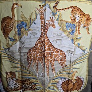 EUC Authentic PRELOVED Salvatore Ferragamo Silk Scarf